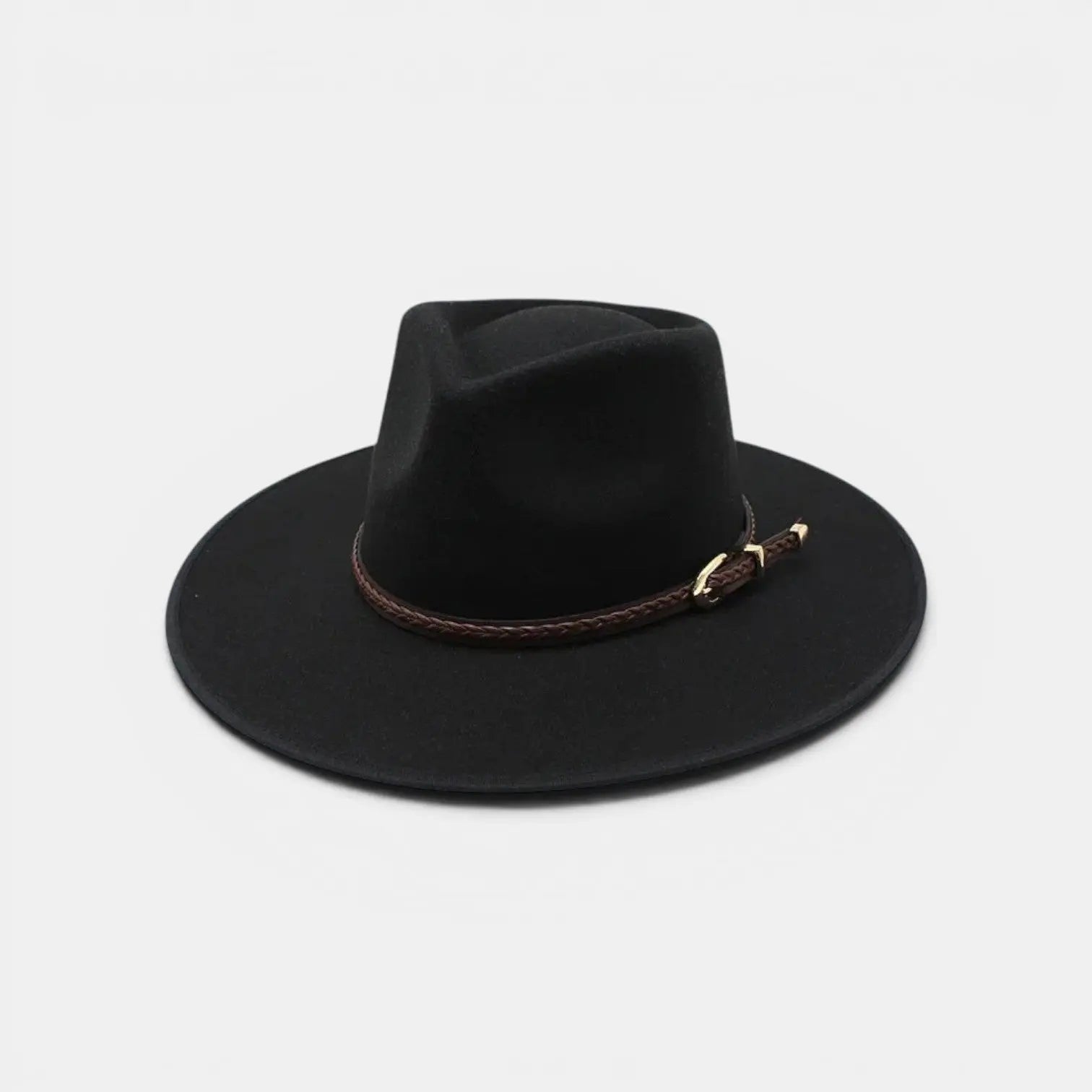 Chapeau Fedora Laine Bord Large Cordon Tressé La Boutique du Chapeau