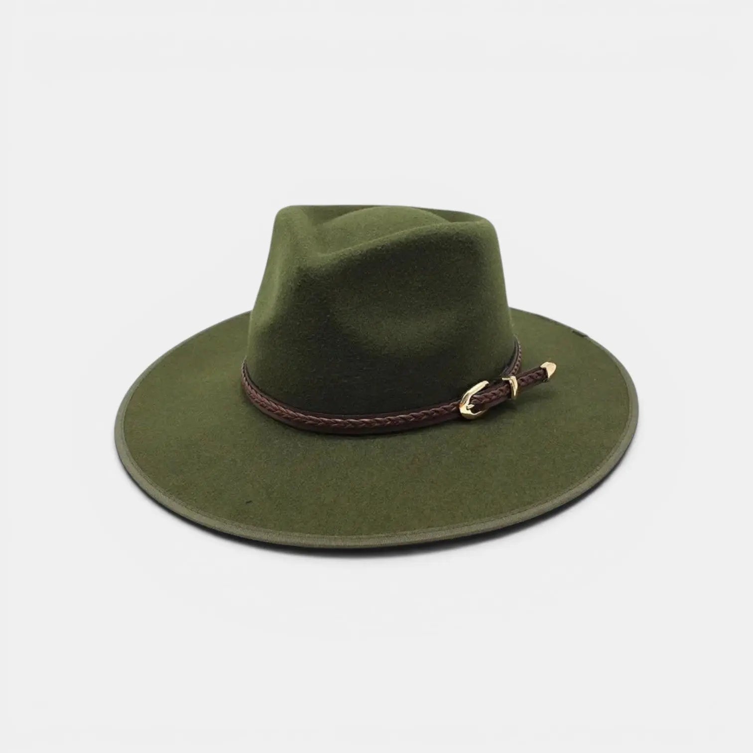 Chapeau Fedora Laine Bord Large Cordon Tressé La Boutique du Chapeau