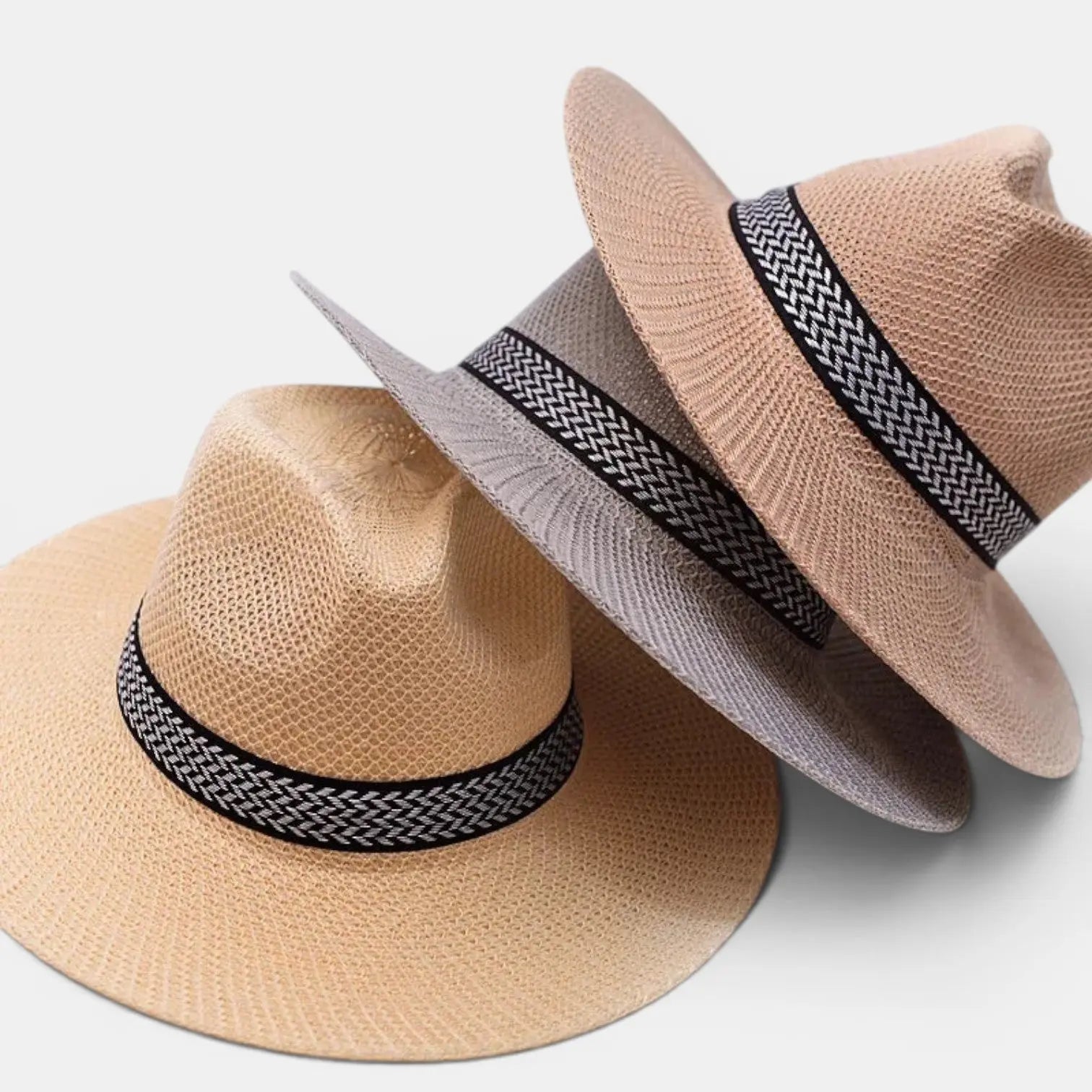 Chapeau Panama Paille Bord Large Fedora