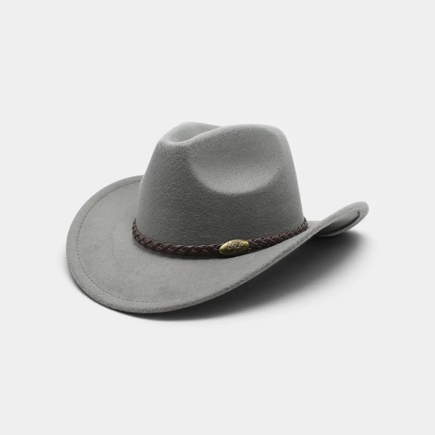 Chapeau Cowboy Feutrine Tressé Homme Femme La Boutique du Chapeau