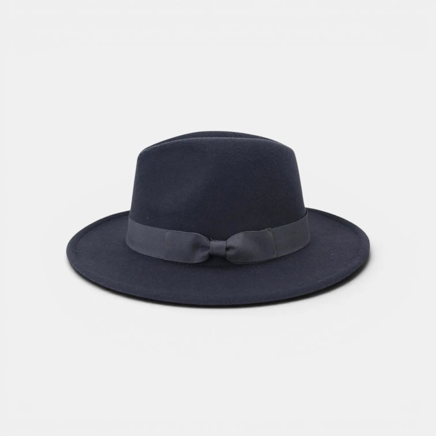 Chapeau Fedora Feutre Bord Large Ruban Noué La Boutique du Chapeau