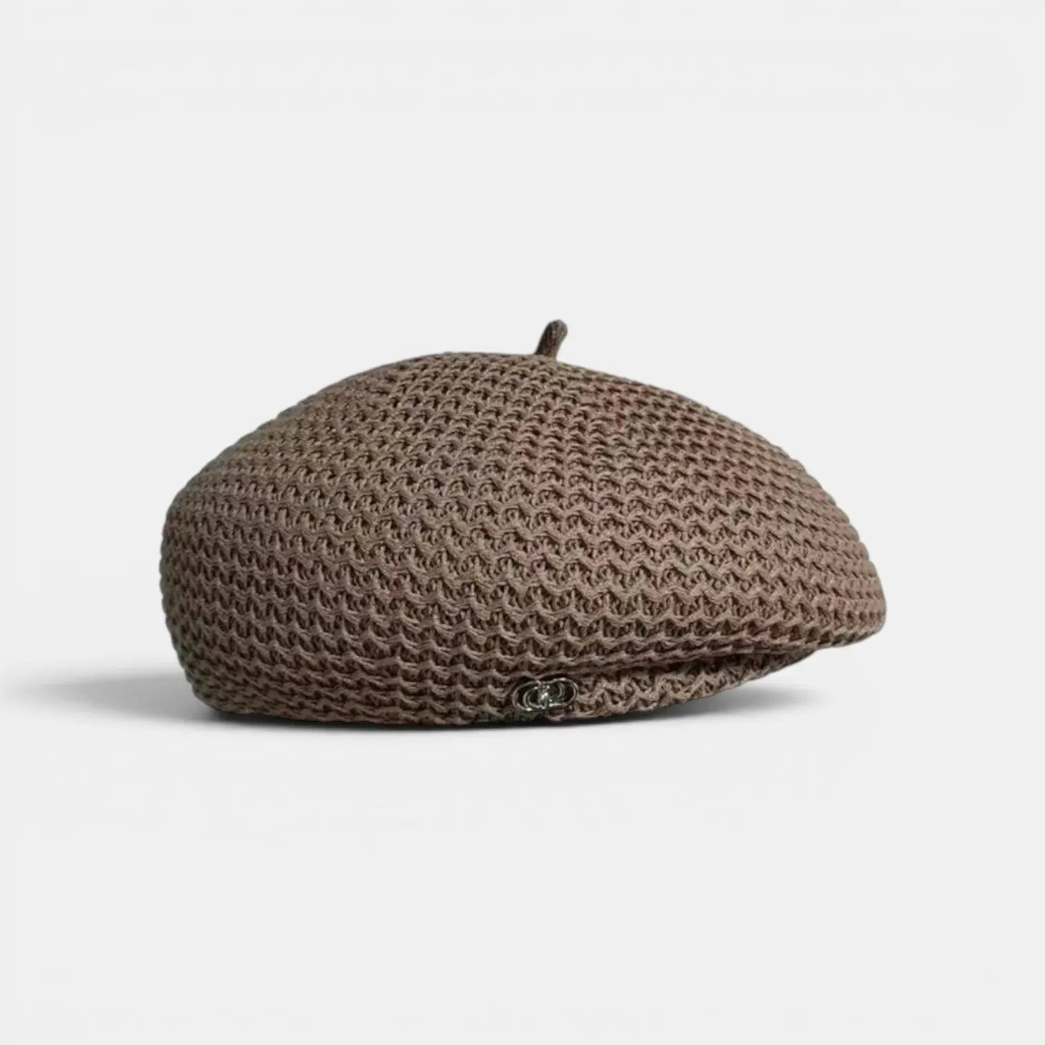 Béret Tricot Respirant Style Parisien Femme