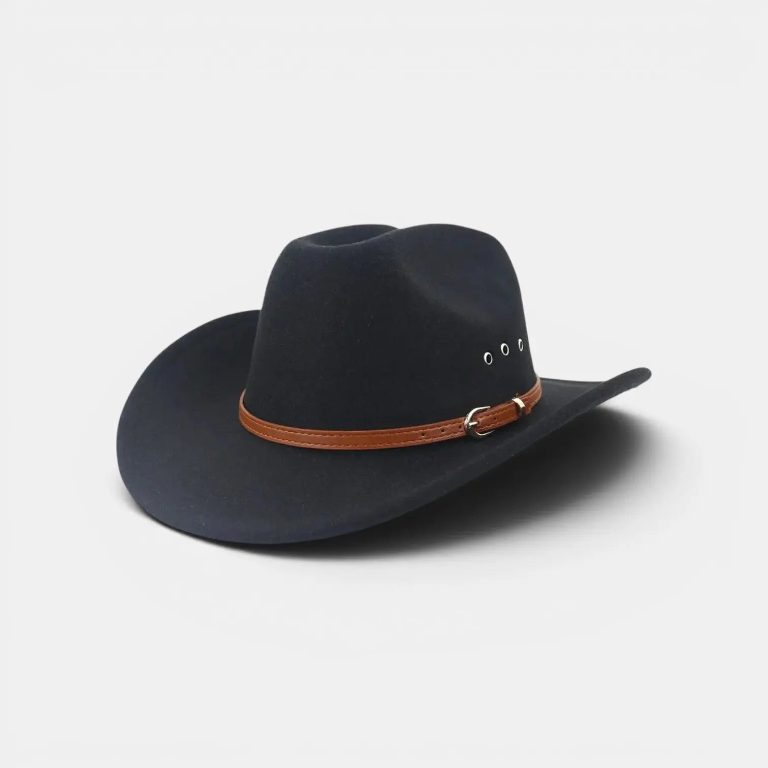 Chapeau Cowboy Feutre Bord Large Unisexe