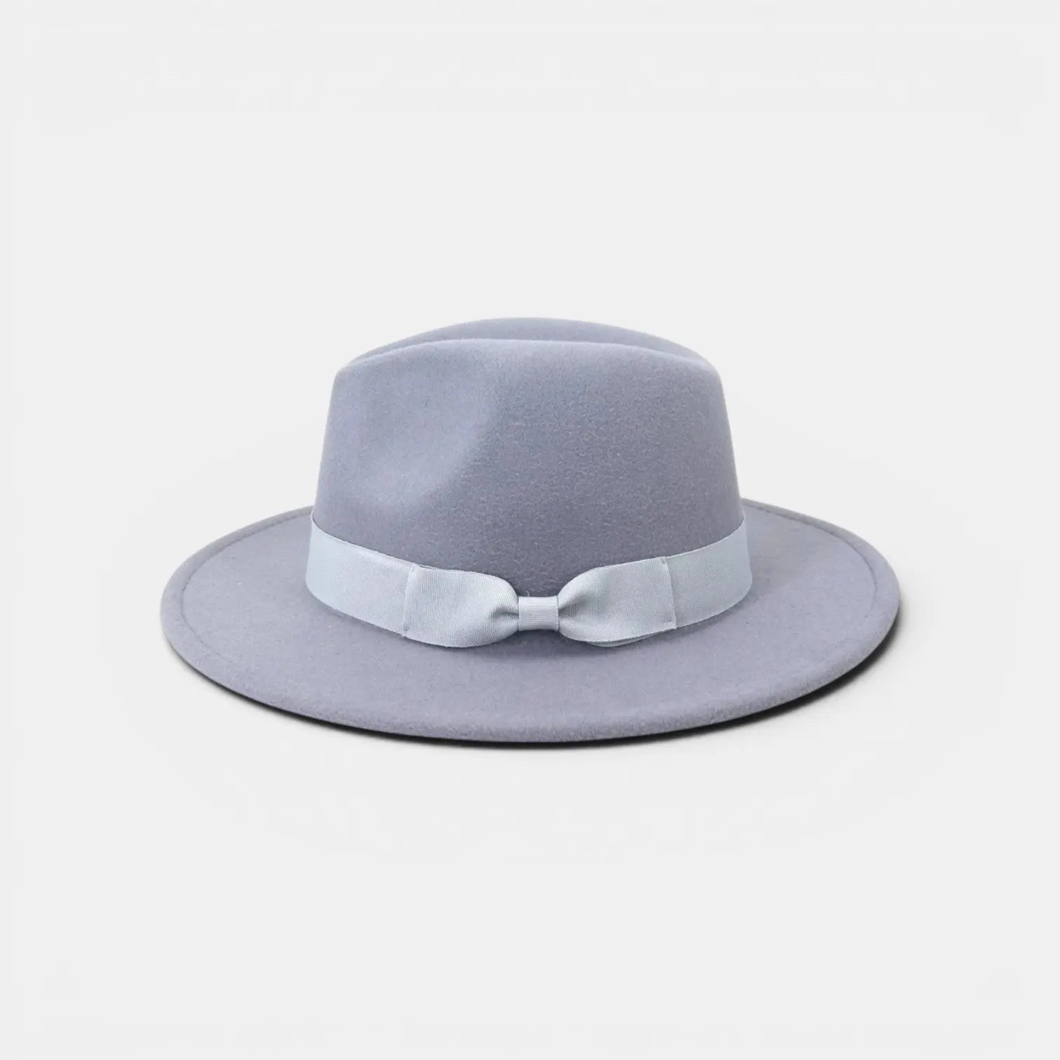 Chapeau Fedora Feutre Bord Large Ruban Noué La Boutique du Chapeau