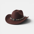 Chapeau Cowboy Feutre Bande Tressée Mixte La Boutique du Chapeau