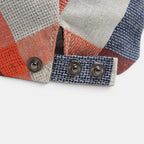 Casquette Gavroche Coton Lin Motif Carreaux Homme La Boutique du Chapeau