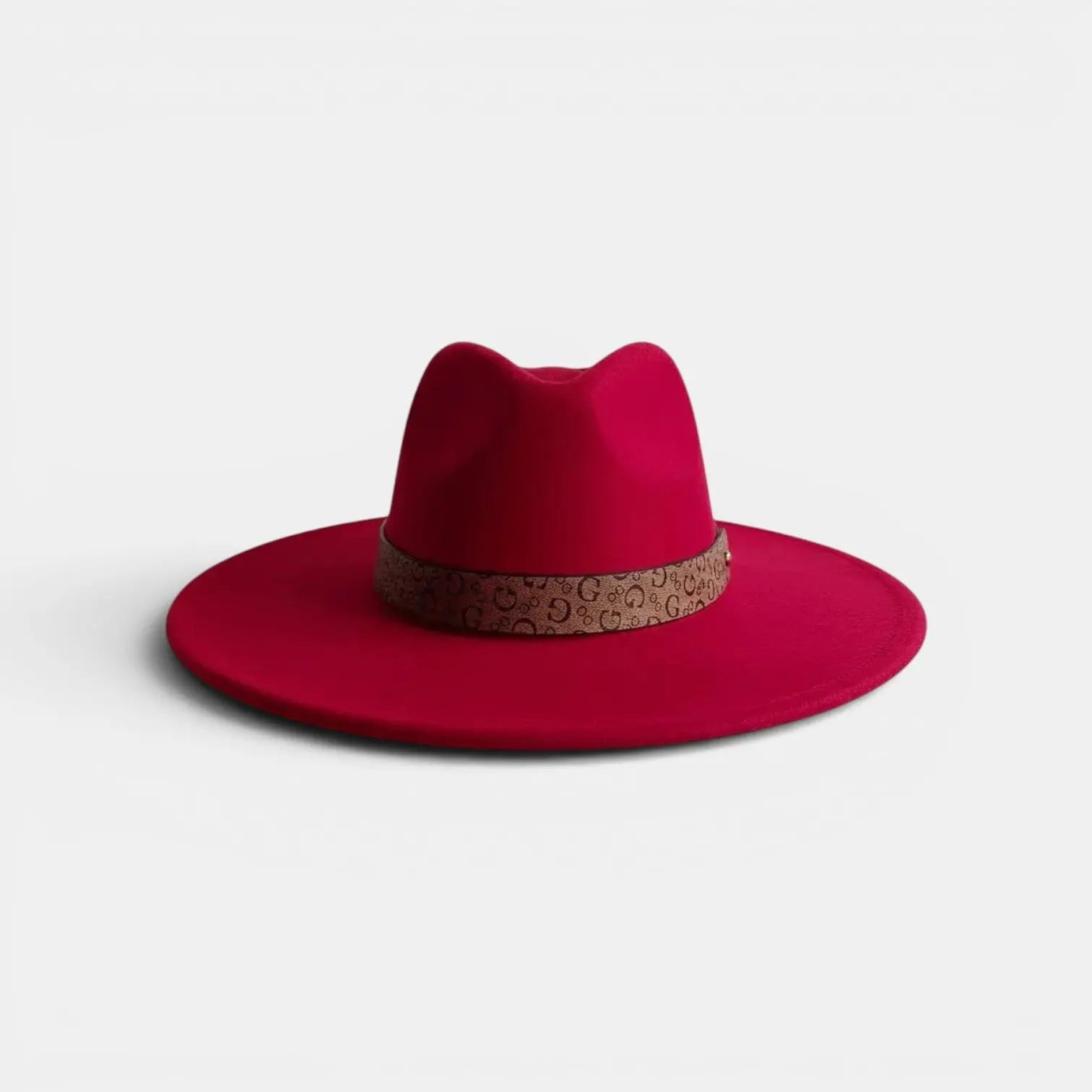 Chapeau Fedora Effet Suédine Bandeau Graphique La Boutique du Chapeau