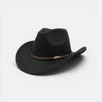 Chapeau Cowboy Feutrine Tressé Homme Femme La Boutique du Chapeau