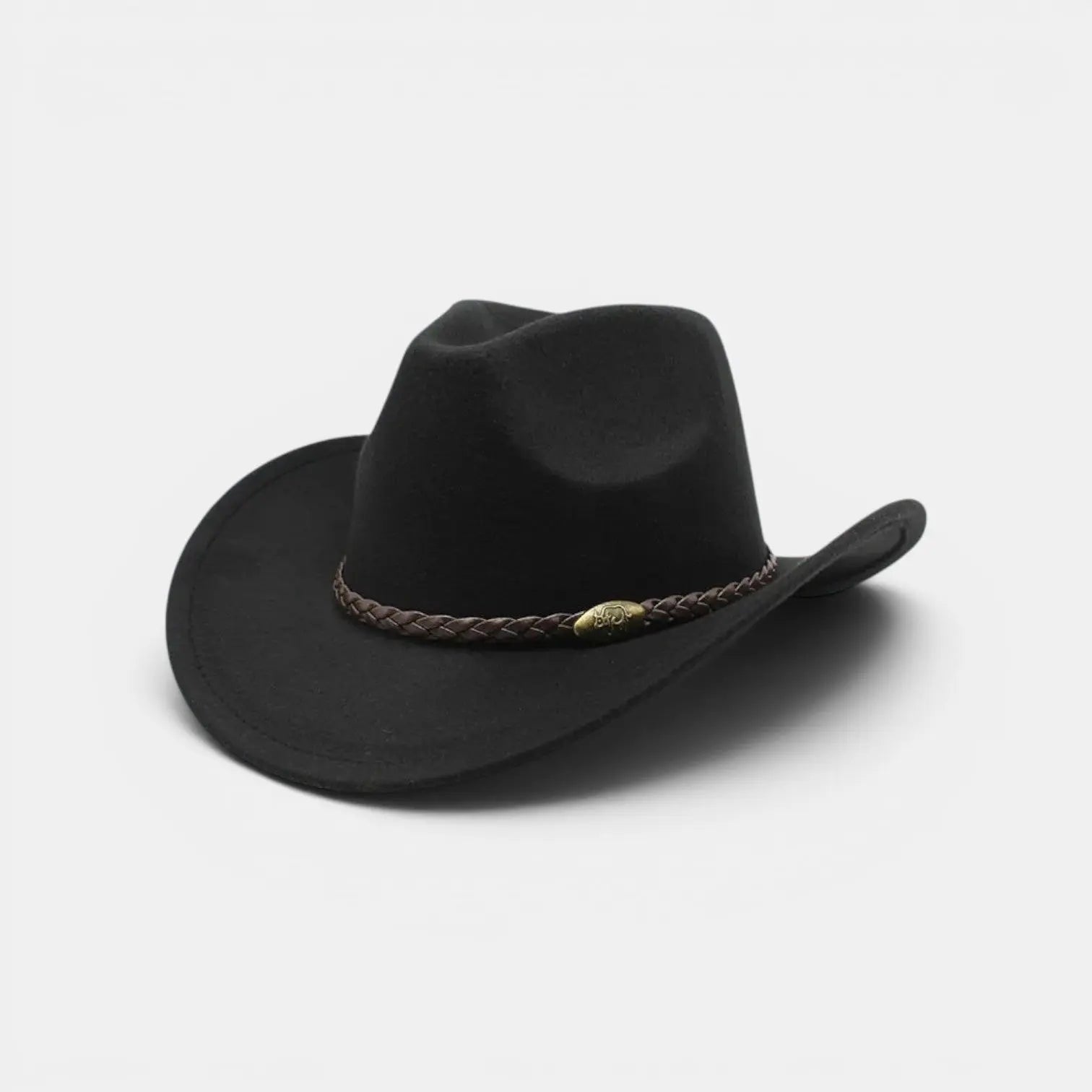 Chapeau Cowboy Feutrine Tressé Homme Femme La Boutique du Chapeau