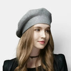 Béret Laine Femme Beige Style Parisien Classique La Boutique du Chapeau