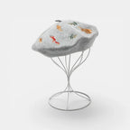Béret Laine Brodé Motifs Animaux Femme La Boutique du Chapeau