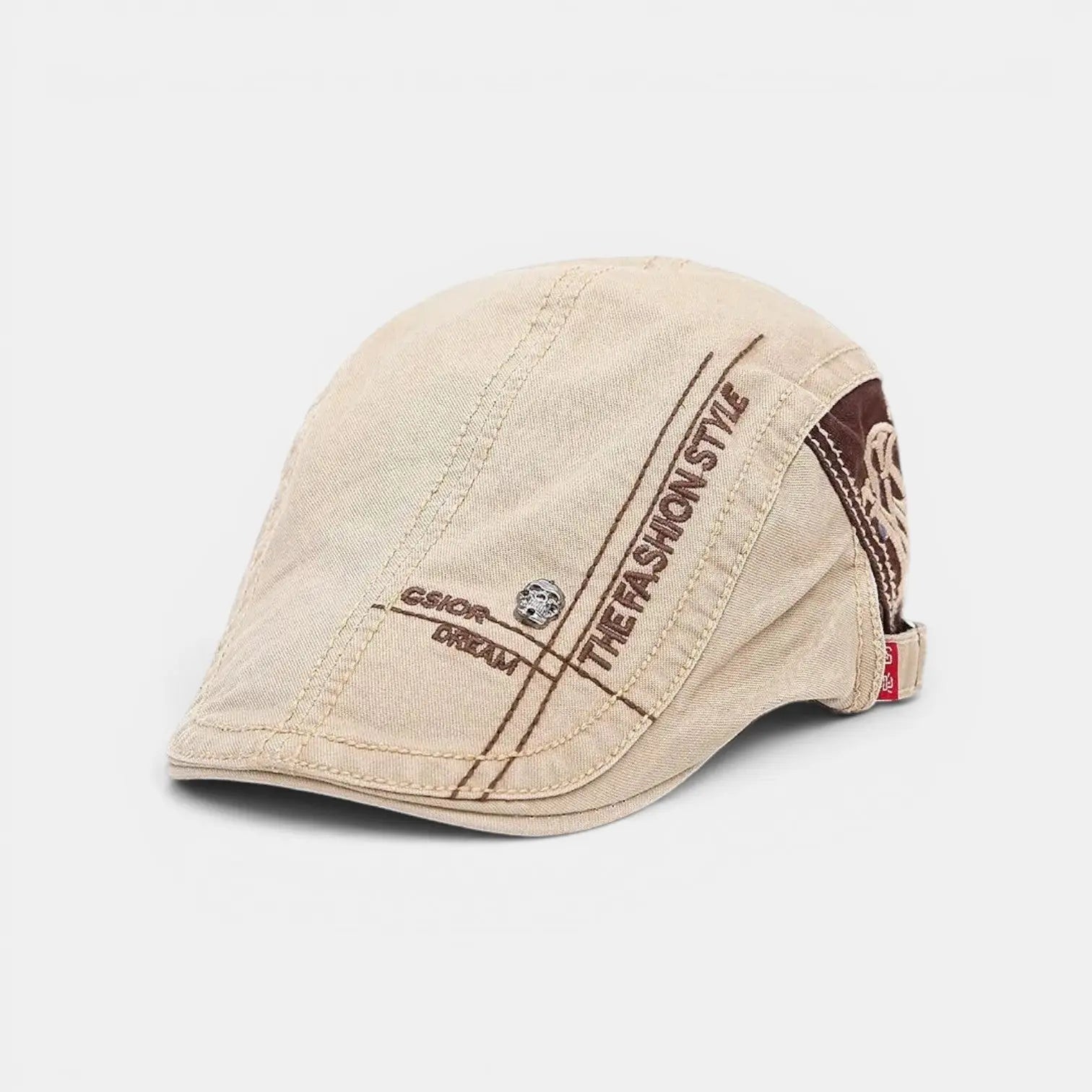 Casquette Gavroche Coton Brodée Homme La Boutique du Chapeau