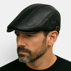 Casquette Gavroche Cuir Ajustable Homme La Boutique du Chapeau