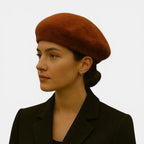 Béret Basque Fourrure Femme La Boutique du Chapeau