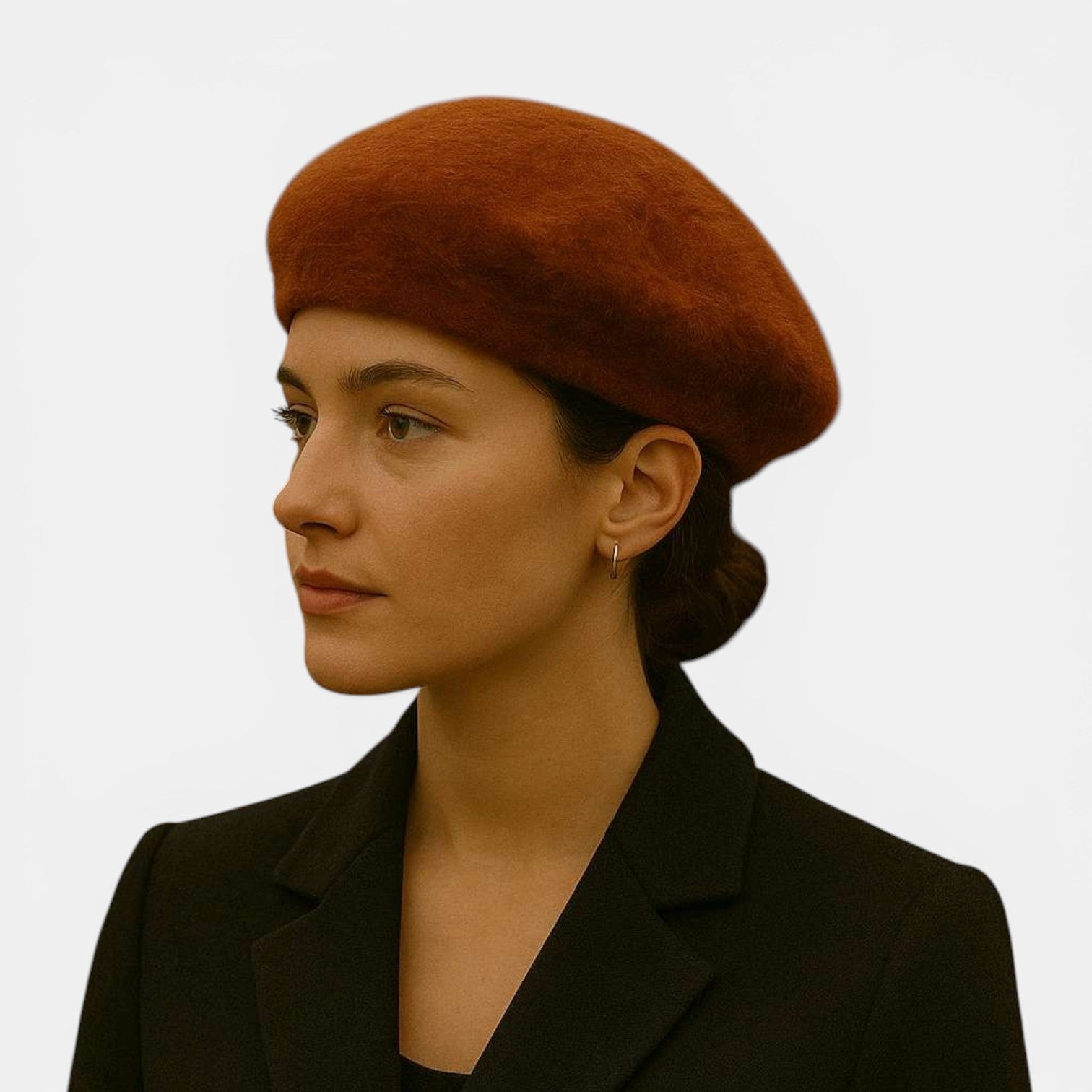 Béret Basque Fourrure Femme