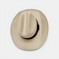 Chapeau Cowboy Feutre Structuré Bord Large Unisexe Camel La Boutique du Chapeau