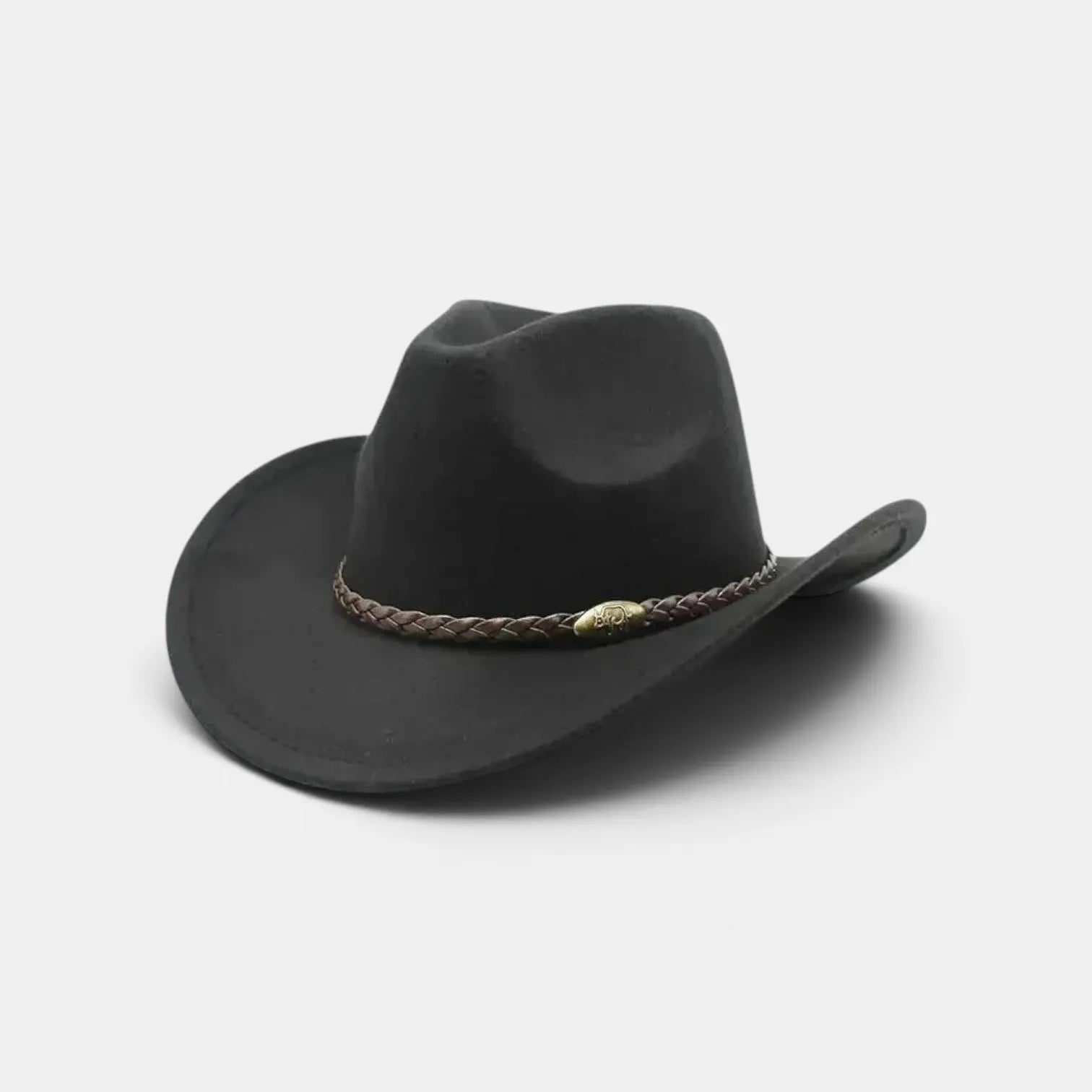 Chapeau Cowboy Feutrine Tressé Homme Femme La Boutique du Chapeau