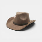 Chapeau Cowboy Suédine Bord Large Unisexe La Boutique du Chapeau