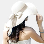 Chapeau Paille Bord Large Nœud Femme La Boutique du Chapeau