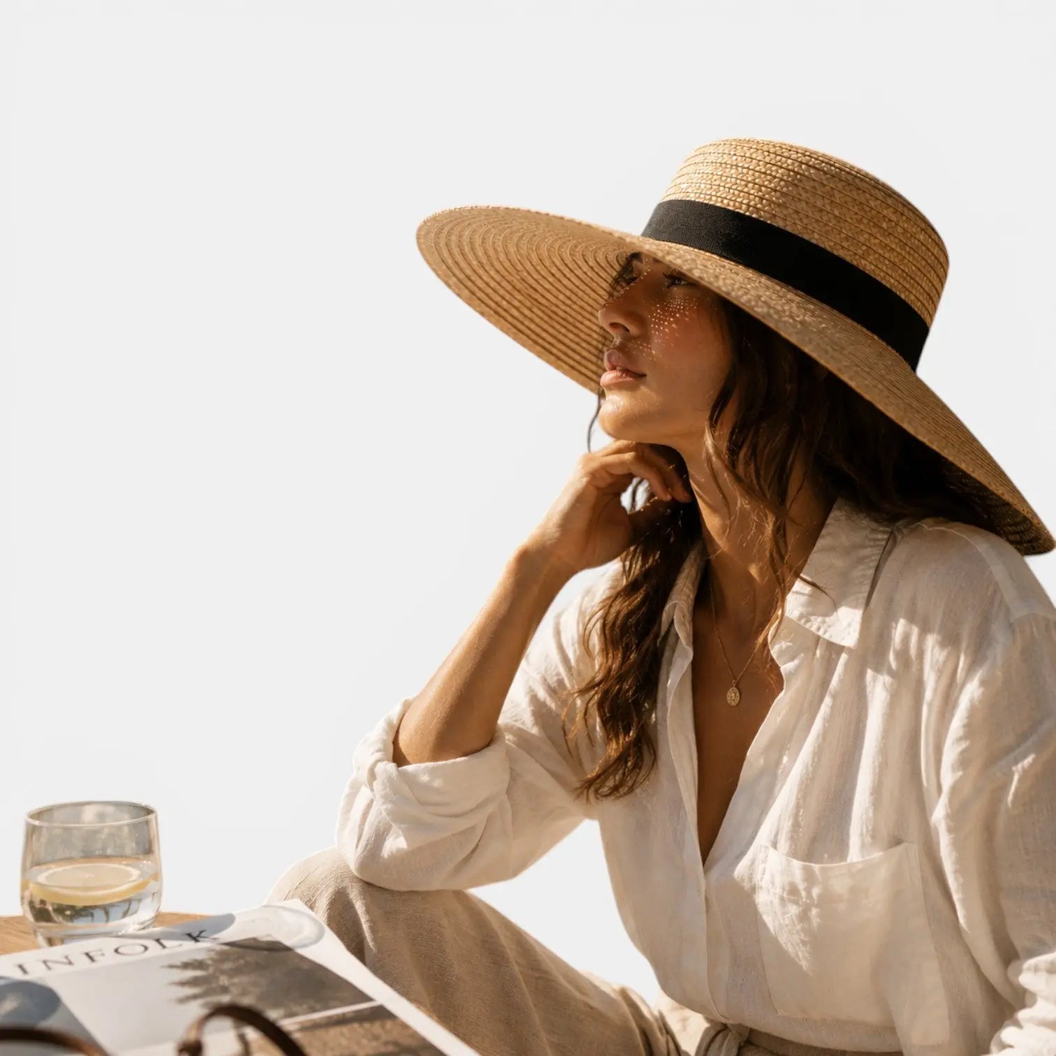 Chapeau Paille Bord Large Femme La Boutique du Chapeau