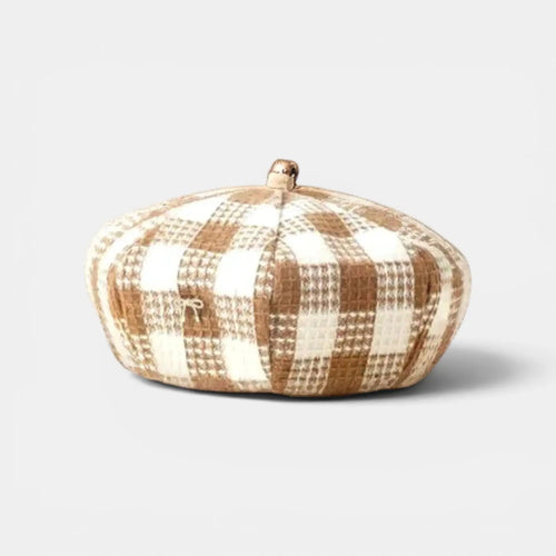 Béret Coton à Carreaux Femme La Boutique du Chapeau