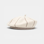 Béret Laine Rayures Contrastantes Femme La Boutique du Chapeau
