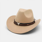 Chapeau Cowboy Feutre Bord Large Boucle Taureau La Boutique du Chapeau