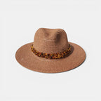 Chapeau Paille Panama Bandeau Chaîne Femme Homme La Boutique du Chapeau