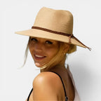 Chapeau Paille Pliable Femme Tressé Bord Large La Boutique du Chapeau