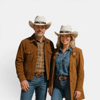 Chapeau Cowboy Feutre Bande Cuir Longhorn Unisexe La Boutique du Chapeau