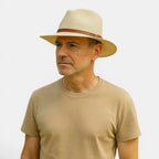 Chapeau Panama Paille Fedora Lanière Cuir Unisexe La Boutique du Chapeau